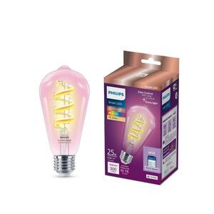 Philips -  Smart 40W Clear Color Filament ST19 1P: LE White